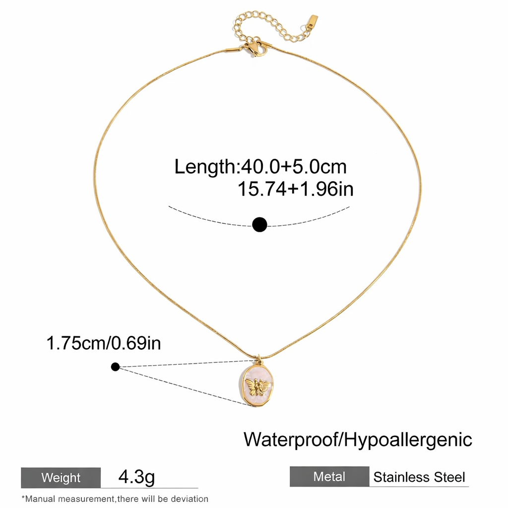 SunKissedBali || High end finishing stainless steel 18K gold plated necklaces, dainty necklace, stacking jewelry , water resistant, tarnish free & hypoallergenic.