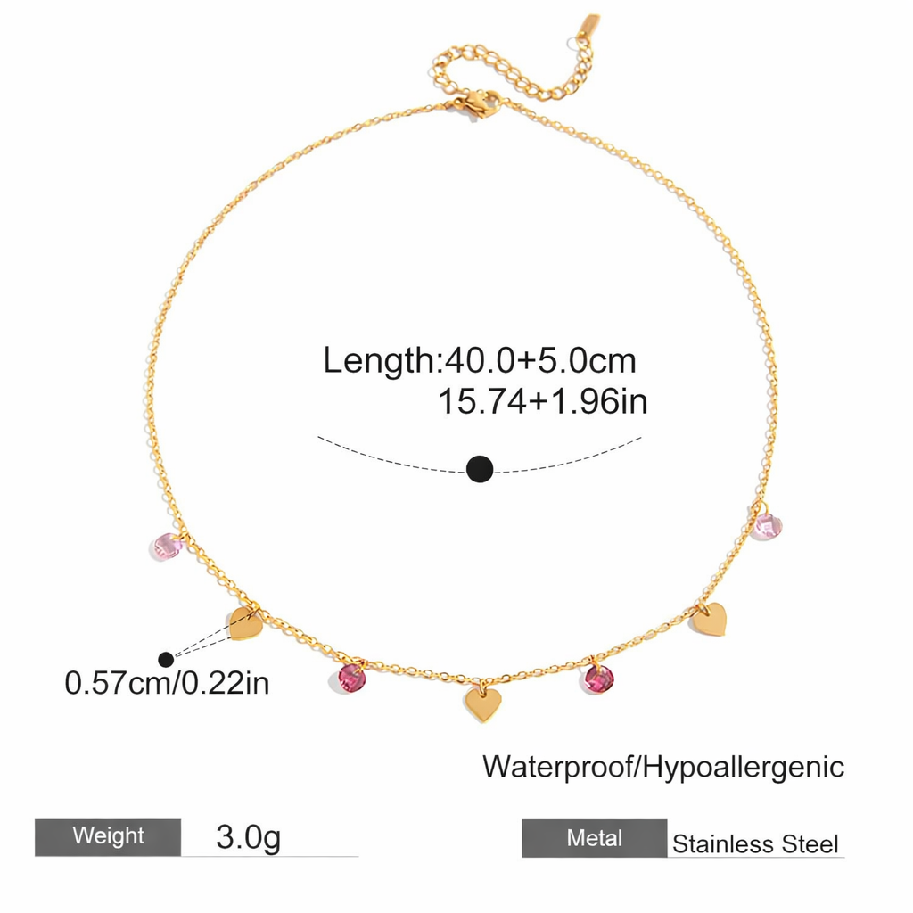 SunKissedBali || High end finishing stainless steel 18K gold plated necklaces, dainty necklace, stacking jewelry , water resistant, tarnish free & hypoallergenic.