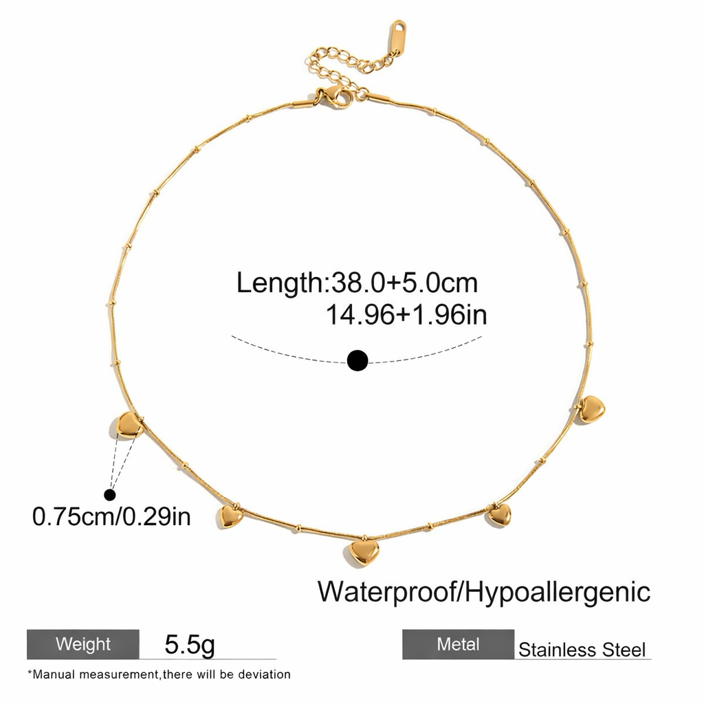 SunKissedBali || High end finishing stainless steel 18K gold plated necklaces, dainty necklace, stacking jewelry , water resistant, tarnish free & hypoallergenic.