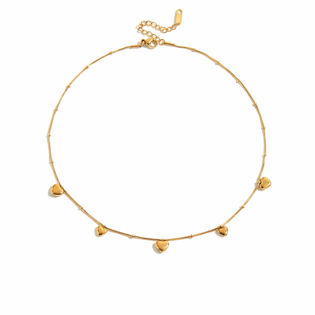 SunKissedBali || High end finishing stainless steel 18K gold plated necklaces, dainty necklace, stacking jewelry , water resistant, tarnish free & hypoallergenic.